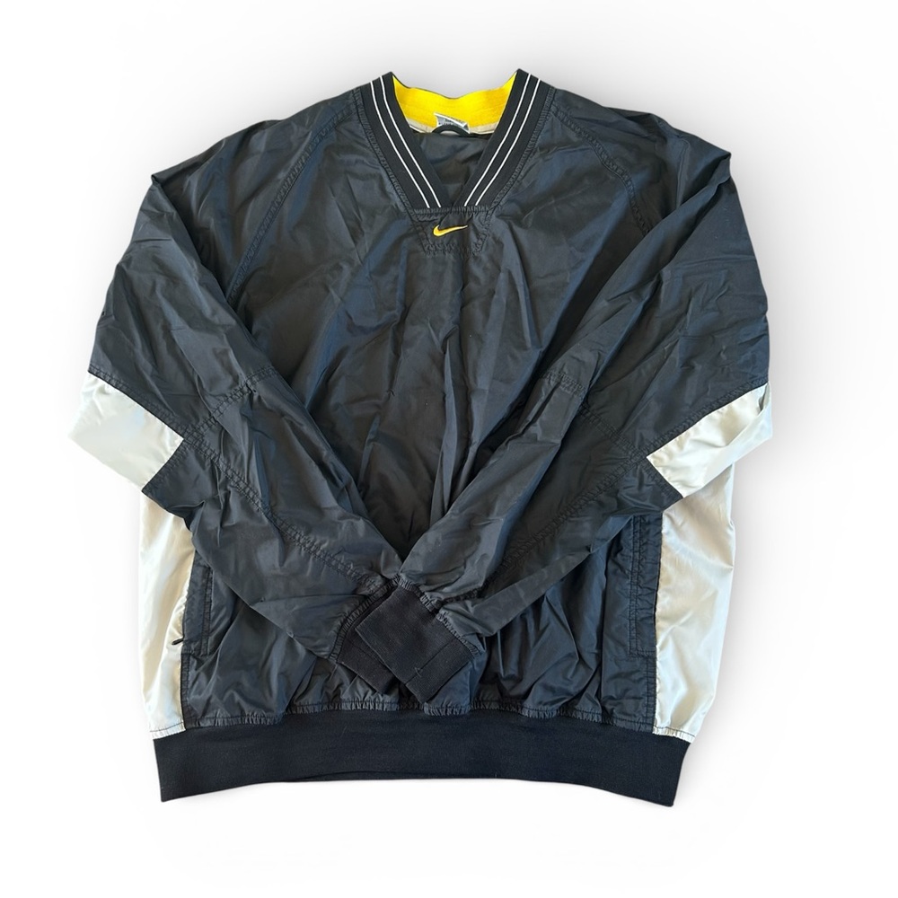 [Nike] VTG 90's Black and Yellow Windbreaker